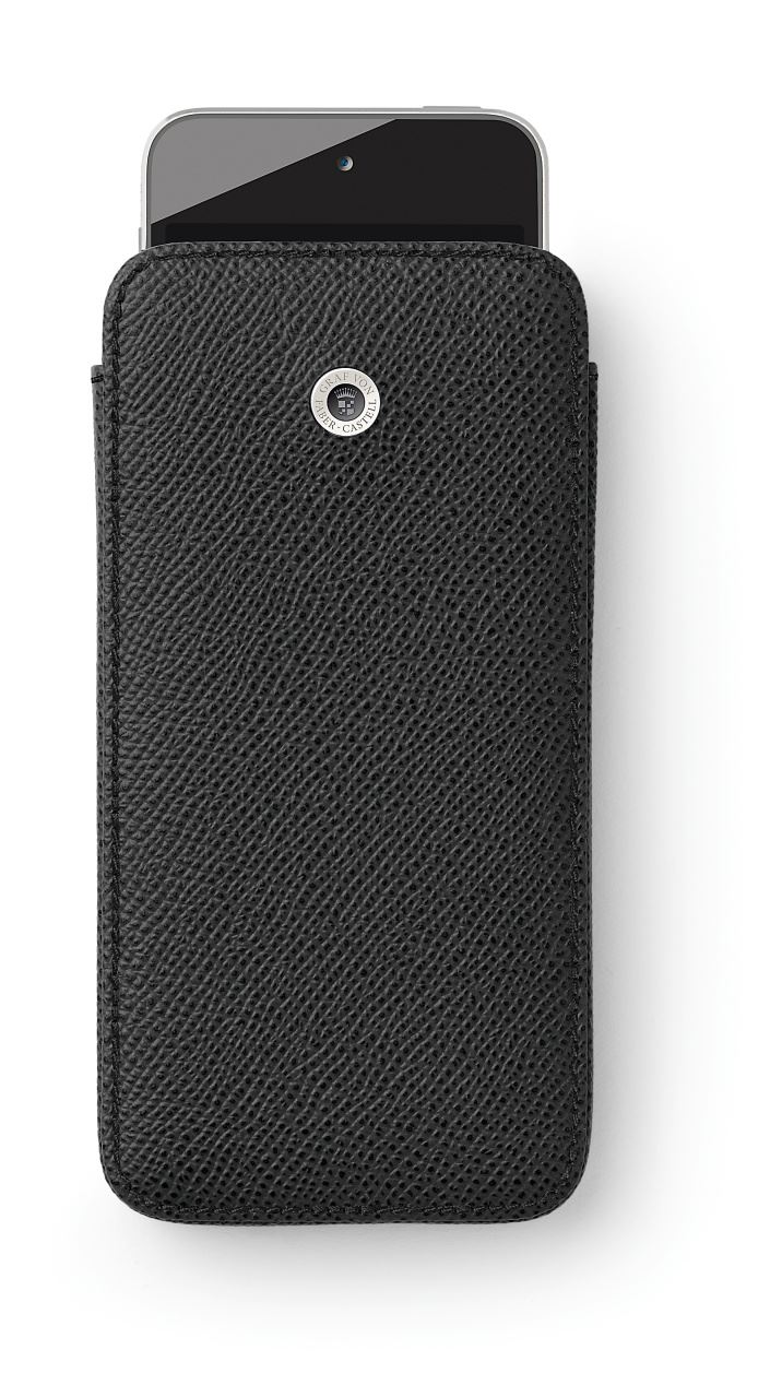 Graf-von-Faber-Castell - Funda para iPhone 6 piel granulada, negro