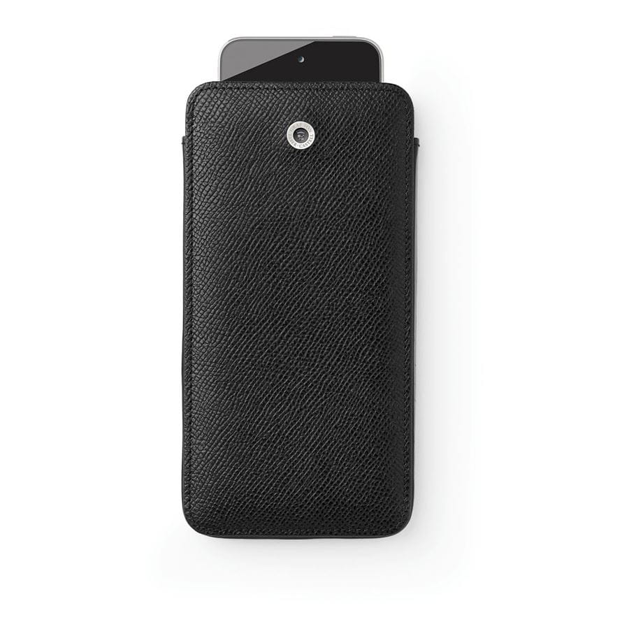 Graf-von-Faber-Castell - Funda para iPhone 6+ piel granulada, negro