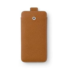 Graf-von-Faber-Castell - Funda para iPhone 6+ piel granulada, marrón