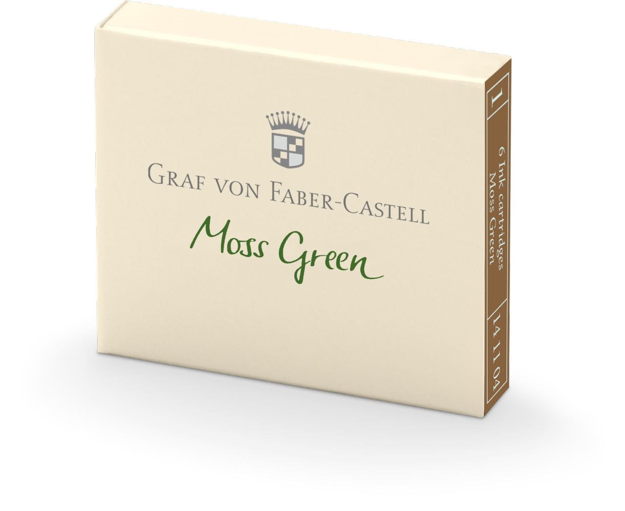 Graf-von-Faber-Castell - 6 cartuchos de tinta Moss Green
