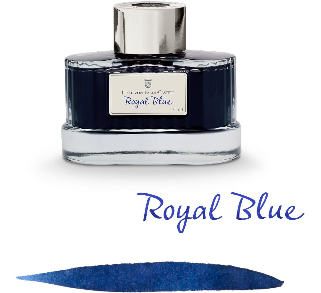 Graf-von-Faber-Castell - Frasco de tinta Azul Real, 75 ml