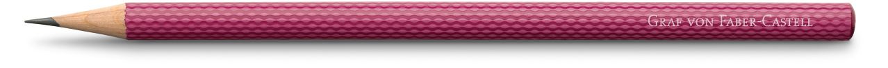 Graf-von-Faber-Castell - 3 lápices Guilloche, rosa eléctrico