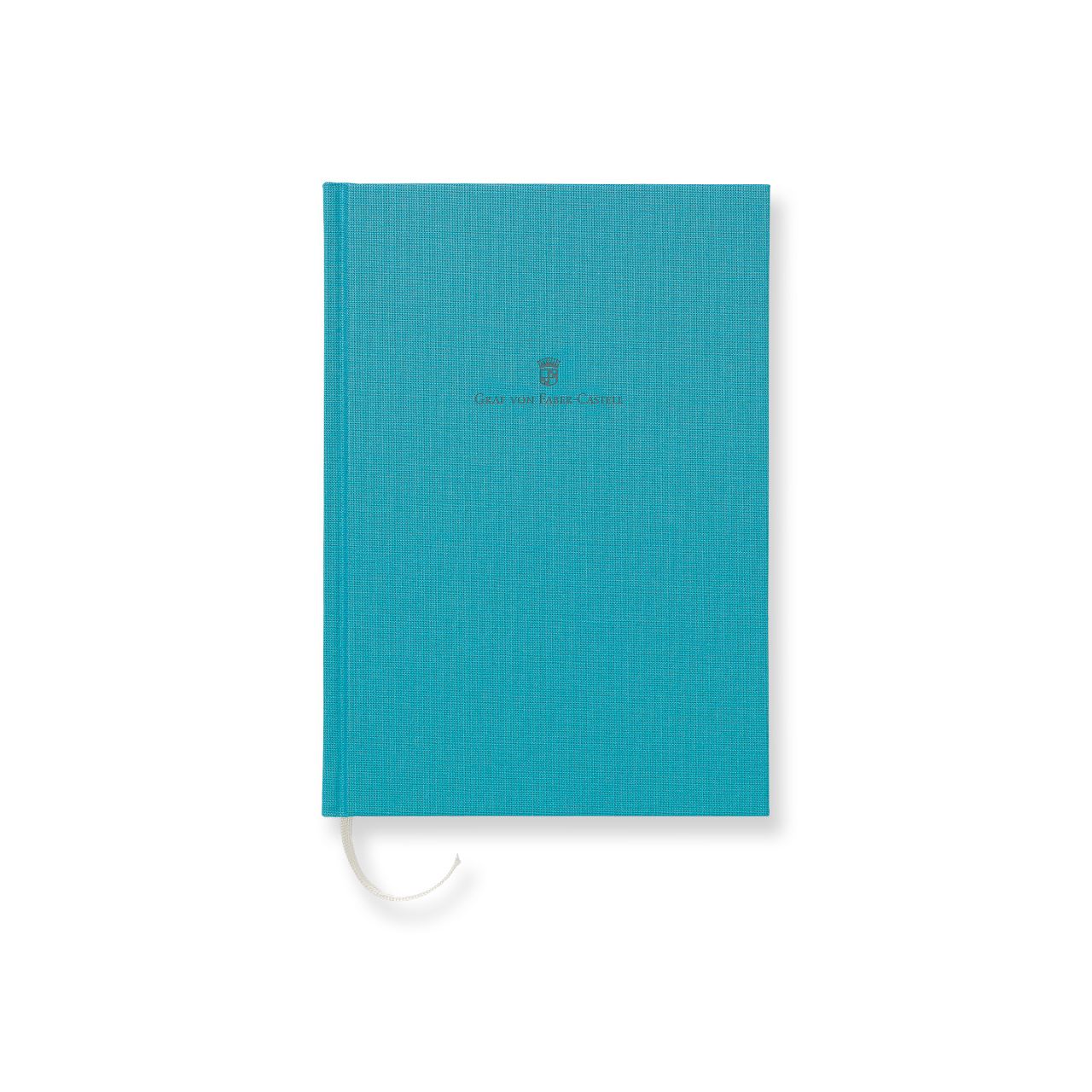 Graf-von-Faber-Castell - Cuaderno con cubierta de lino tamaño A5 turquesa