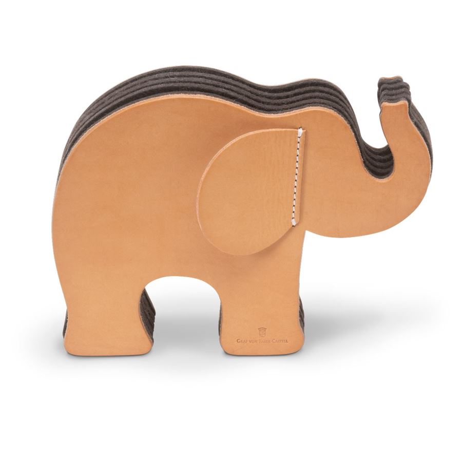 Graf-von-Faber-Castell - Portalápices elefante mediano, Natural